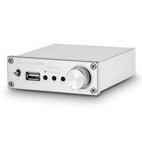 Douk Audio M1 Mini Bluetooth 5.0 Power Amplifier Stereo Receiver Audio Amp USB Music Player (Silver)