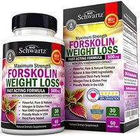 Forskolin Extract for Weight Loss. Pure Forskolin Diet Pills & Belly Buster Supplement. Premium Appetite Suppressant, Metabolism Booster, Carb Blocker & Fat Burner for Women and Men Coleus Forskohlii