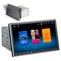 dasaita 10.2'' Android 9.0 Car Stereo Double din Adjustable Screen for Any Vehicle with 2 din / 1din Slot Headunit Touchscreen Navigation Car Radio GPS with Octa Core 4GB Ram 32GB ROM Auto (2 Din)