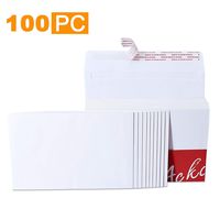 ACKO 6x9 Invitation Envelopes Self Seal Booklet Envelopes White Envelope 100 Pack
