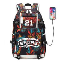 AUGYUESS Basketball Player Star Backpack School Bag Daypack Bookbag Shoulder Bag Laptop Bag