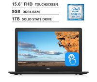 Dell Inspiron 15.6" Full HD Touchscreen Laptop, Intel Core i5-8250U Quad-Core Processor, 8GB RAM, 1TB Solid State Drive, Backlit Keyboard, HDMI, Wireless-AC, Bluetooth 4.2, Windows 10 Home, Black