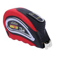 Automatic Telescoping Tape Measure, Self-Locking Measuring Tool Telescopic Ruler, 7.5 Meter High Precision Woodworking Decorative Measuring Ruler, Telescopic Small Tape (L, Yellow)