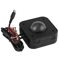 Bewinner LED Trackball Mouse Arcade Trackball Mouse-Made of Plastic with Long Serving Life-Used on A PC As A Mouse or Connected to Your Game Console