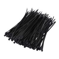 Axgo HS-0094 150 Piece Multi-Purpose 8 Inch Nylon Self Locking Cable Ties, Black