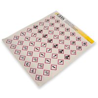 GHS/HazCom 2012: Hazard Class Pictogram Label, Variety Pack, 1" each (Pack of 1120)