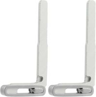 KeylessOption Keyless Entry Remote Uncut Prox Smart Emergency Car Key Blade Insert For Volvo (Pack of 2)