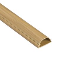 D-Line Oak Wood Effect Cable Raceway On-Wall Cord Cover | 39 Inch Medium Size Channel to Hide and Conceal Cords, Cables, or Wires | Cable Management | 1.18" (W) x 0.59" (H)