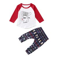 kaiCran 3Pcs/Set Baby Boy Girl Infant Merry and Bright Christmas Outfits Set (White, 100(18-24 Months))