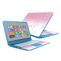 MightySkins Skin Compatible with HP Stream 14" (2016) - Marble Glitz | Protective, Durable, and Unique Vinyl Decal wrap Cover | Easy to Apply, Remove, and Change Styles | Made in The USA