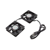 V7 RM2FANS-1N Rack Wall Cabinet 2 Fan Set US