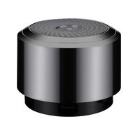 Mini Bluetooth Speaker USB Led Light Wireless Portable Music Box Subwoofer Small (Black)