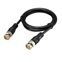 uxcell 10Pcs 1M Male BNC to BNC Video Coax Wire Cord Extension Connector Cable for Video Camera CCTV