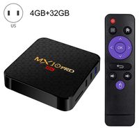 Difcuy Android 9.0 TV Box,Quad Core 64-bit ARM Cortex-A53 MX10 Pro H6 32/64GB GPU Mali T720 Hardward 3D Graphics Acceleration 6K Ultra HD WiFi HDMI TV Set Top Box,4GB+32GBUS Plug