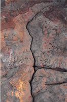 Print Ad 2000 Crack in a concrete rock