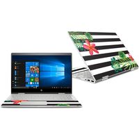 MightySkins Skin Compatible with HP Envy x360 Convertible 15" (2018) - Tropical Stripes | Protective, Durable, and Unique Vinyl Decal wrap Cover | Easy to Apply, Remove | Made in The USA