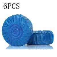 Lanbter 6 PCS Blue Automatic Disposable Bathroom Cleaners Toilet Cleaning Fresh Bowl Cleaner