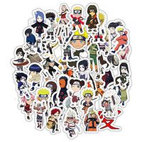 Fuguan Naruto Sticker Pack, Waterproof Vinyl Stickers Car Motorcycle Bicycle Skateboard Luggage Decal for Kids Teens Adult(4-6cm Pack1)