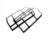 Nicebee 2pcs ABS Chrome Rear Tail Light Tail Lamp Trim Cover fit for Jeep Patriot 2011-2015