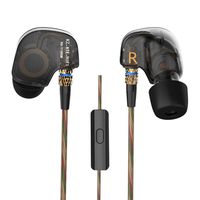 WishLotus Copper Driver HI-FI Sports Headphones Stereo Headset Earphone In-Ear Earbuds with Foam Eartips for Smartphone Apple iPhone iPad iPod Samsung HTC LG MP3/4 Tablet etc (ATE with Microphone)