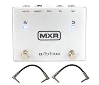 MXR M196 A/B Box Guitar Pedal w/ Patch Cables