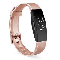 AK Soft TPU Wristbands Compatible with Fitbit Inspire HR/Fitbit Inspire/Fitbit Ace 2 Bands, Sports Waterproof Wristbands for Fitbit Inspire HR Fitness Tracker(Rose Gold, Large)