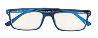 Blue Light Filter,Spring Hinges Computer Reading Glasses for Women and Men(Blue,+2.75)