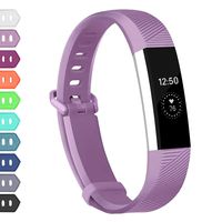 Wekin Replacement Bands Compatible with Fitbit Alta and Alta HR, Breathable Sport Silicone Wristbands Bracelet Strap with Secure Metal Buckle for Woman Men Small Large