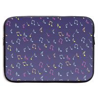 Lovesofun Musical Notes Waterproof Neoprene Laptop Sleeve Case - Portable Business Notebook Liner Protective Bag for MacBook Pro/MacBook Air/Asus/Dell