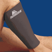 Thermoskin Calf Support, Shin Support, Charcoal, X-Small [Misc.]
