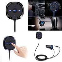 Clearance Bluetooth 4.0 FM Transmitter, Autoday Automotive Wireless Adapter Car Kit Music Player 3.5mm AUX Handsfree Vehicle Kit (Ship From US)