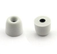 Heyous 3 Pairs/Set 3mm Memory Foam Earbuds Sponge Caps Covers S/M/L Noise Isolating In-Ear Eartips Sponge Replacement for Headphone Earphone Gray