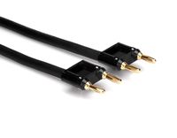 Hosa SKJ-603BB Dual Banana to Dual Banana Speaker Cable, 3 Feet