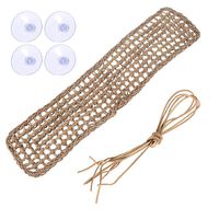 PIVBY Reptile Lizard Lounger Bearded Dragon Hammock,100% Natural Grass Fibers Hammock Bed for Anoles, Bearded Dragons, Geckos, Iguanas, and Hermit Crabs