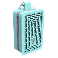 Portable Waterproof Bluetooth Speakers - Wireless Speaker with Louder Volume, 12W Crystal Clear Stereo Sound, Rich Bass, Built-in Mic, IPX7, 10-Hour Playtime for Home, Outdoors, Travel (Sea Blue)