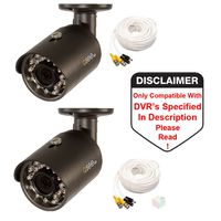 Q-See QCA8050B 1080p Analog BNC HD Bullet Security Camera - 2 Pack
