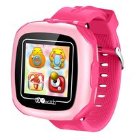 Kids Smart Watches with Games, 1.5" Touch Children Tracker Pedometer Step Count Wristwatch Digital Timer Alarm Stop Sports Clock Health Monitor Outdoor Birthday Gifts for Boy Girl (Pink)