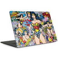 Skinit Decal Laptop Skin for MacBook Pro 13-inch with Touch Bar (2016-19) - Officially Licensed Warner Bros Wonder Woman Comic Blast Design