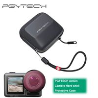 PGYTECH Huaye OSMO Compact Action 4K Waterproof Camera Sport Type-C Cable Protector Lens Hood Cage Compatible with DJI OSMO Action Camera Accessories (PGYTECH Action Camera Hard-shell Protective Case)