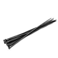 Fence Screen Cable Zip Ties 6 Inch Nylon Multi Purpose Fence Screen Self-Locking Black Pack of 75