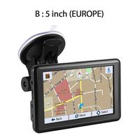 Shengruhua Navigation Car GPS Navigation System with 5 Inch HD Touch Screen Built-in Live Voice Function 8GB & 128MB Pre-Installed Latest Maps of UK and EU