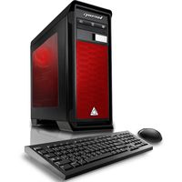 CybertronPC Rhodium 360 Gaming Desktop - AMD FX-4300 3.80GHz Quad-Core Processor, 16GB DDR3 Memory, AMD Radeon R7 360 (2GB GDDR5) Graphics, 1TB HDD, DVDRW, Microsoft Windows 10