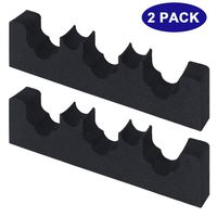 Mind and Action Portable Foam Rifle Rack Universal Gun Barrel Holder with Magnetic Strip and Hook Strip, Gun Rest for Safe Cabinet Indoor Outdoor Wall Mount