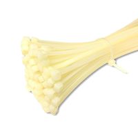 ATC USA - Cable Ties 12 Inch (100 pcs)Off White Nylon Zip Wire Wrap Heavy Duty Self Locking Plastic Cable Management RG6 RG59 CAT5 CAT6 RJ45 Electrical Ethernet Dish TV Speaker Cord Tie Holder Clips