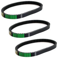 QAZAKY 3 Pcs Drive Belt Clutch Replacement for Hammerhead 80T TrailMaster Mid XRX Mud Head Go Kart 6.5HP Engine 30 Series 9.110.018-9.100.018-725 9110018 9100018725 Go-Karts 725