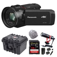 Panasonic HC-VX1 4K Camcorder w/ 24X Leica Lens, O.I.S, HDR 128GB Video Creator Bundle