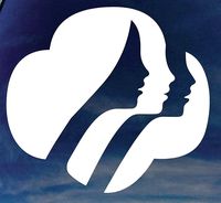 Girl Scout 5" Logo Decal Sticker for Cars Laptops Tablets Skateboard - WHITE