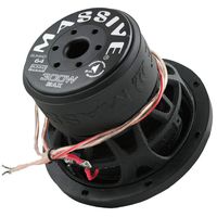 Massive Audio SUMMO64 - 6 Inch Car Audio 300 Watt SUMMO Series Competition Subwoofer, Single 4 Ohm, 1.5 Inch Voice Coil. Sold Individually