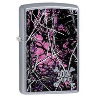 Zippo Moon Shine Pink Camo Pocket Lighter