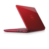 Dell Inspiron 11.6in Touchscreen 2 in 1 Laptop PC AMD A6-9220e Processor 4GB DDR4 RAM 32GB eMMC SSD Hard Drive Wifi Webcam Bluetooth Windows 10-Red (Renewed)